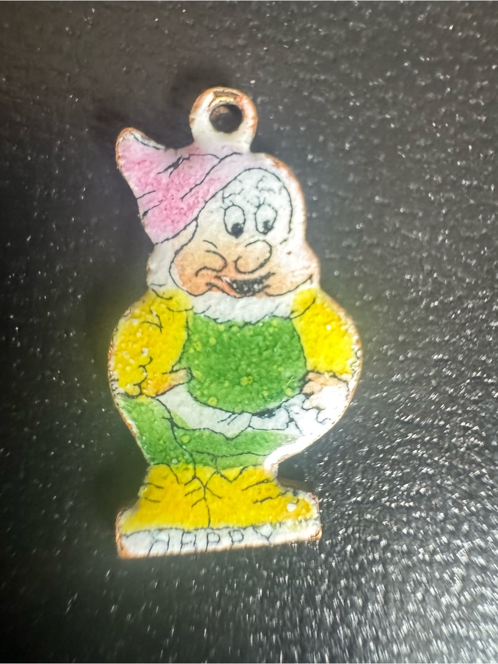 Enamel Happy Bracelet Charm
